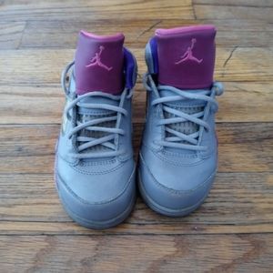Girls Jordan shoes size 9
